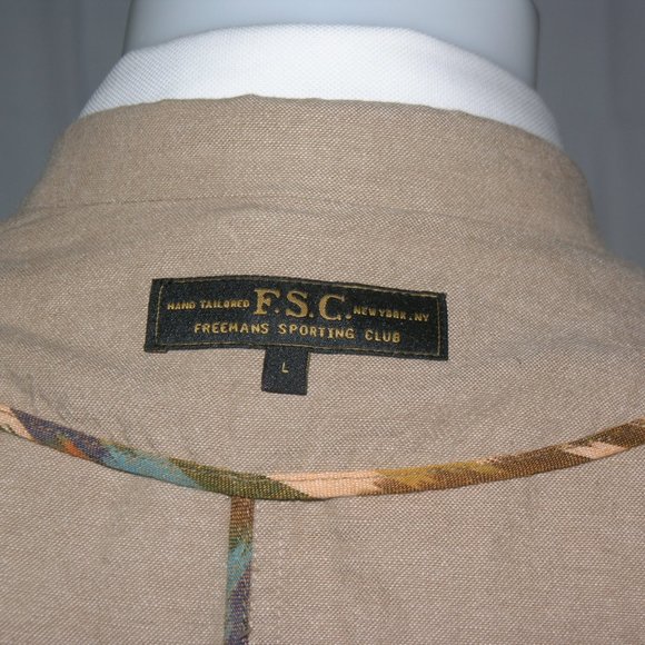 Freemans Sporting Club Linen Blend Blazer 42 S - Picture 11 of 11